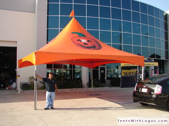 20 x 20 High Peak Tent - Halloween - Pumpkin